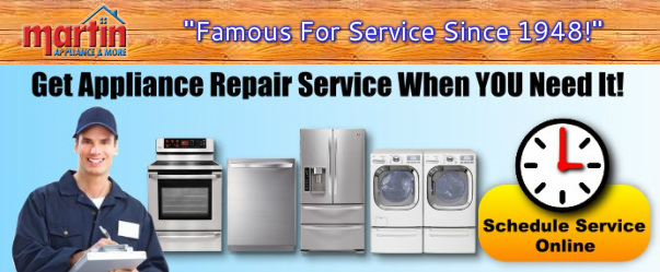 In Home Service Calls Gainesville Area Only Martin Appliance More